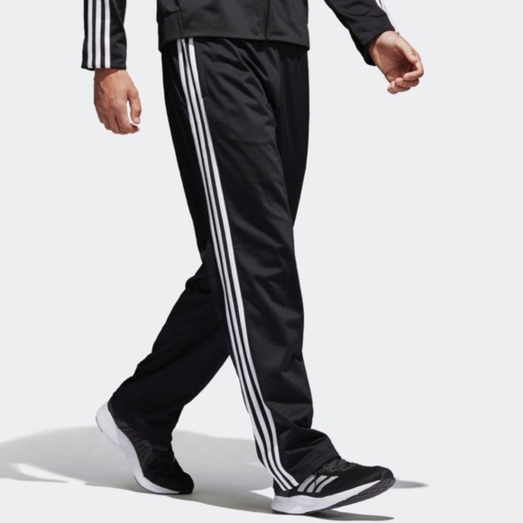 adidas Pants Adidas Three Stripe Track Pants Black White M Poshmark
